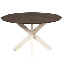 StarFurn Eettafel Madison Bruin 130cm Poot Zand