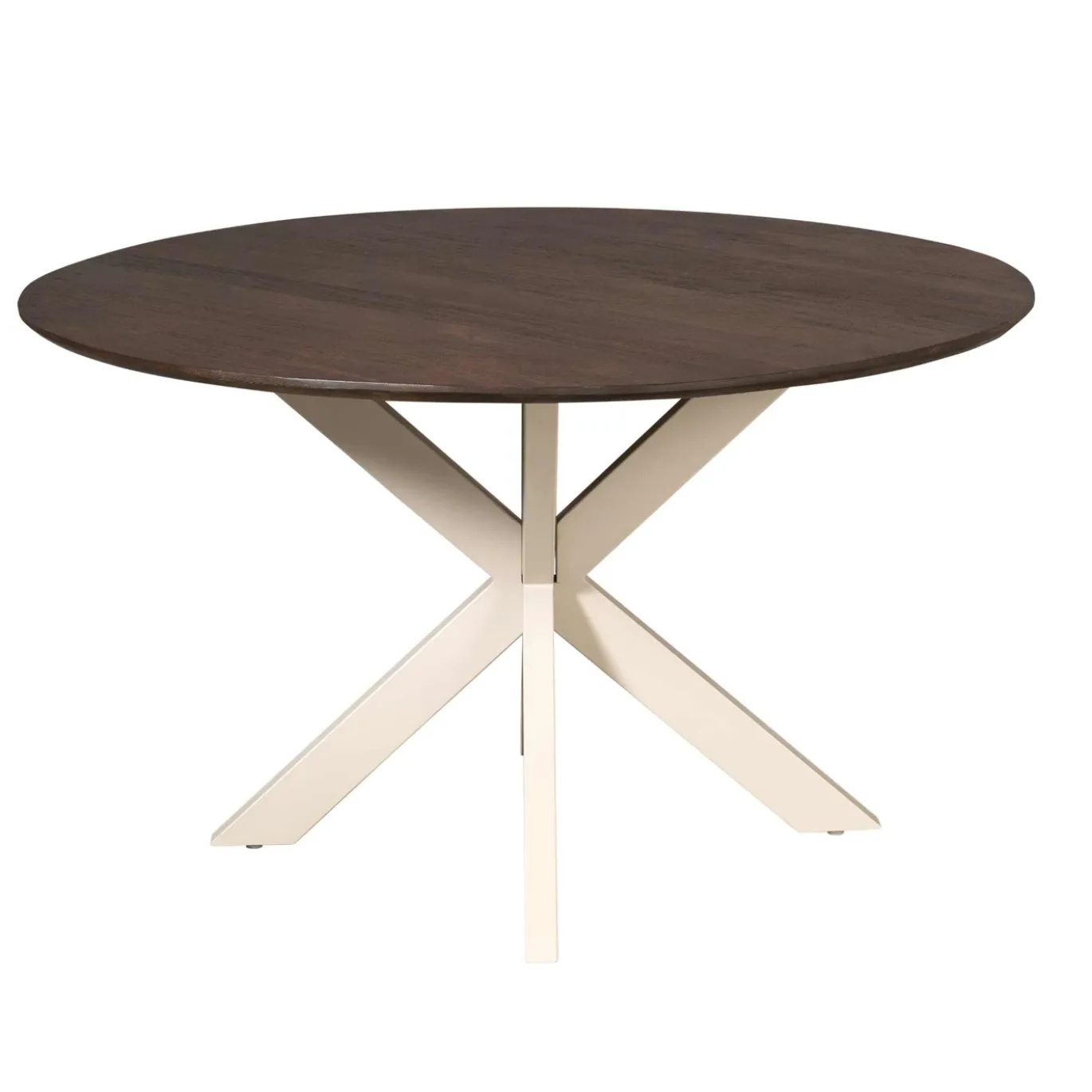 StarFurn Eettafel Madison Bruin 130cm Poot Zand