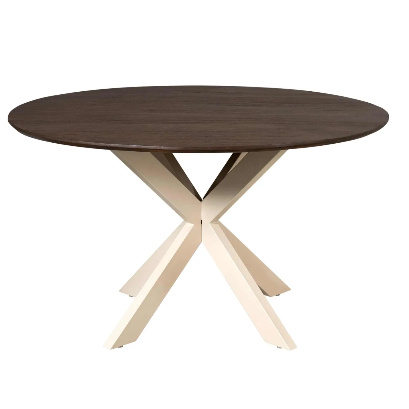 StarFurn Eettafel Madison Bruin 130cm Poot Zand