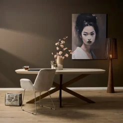 StarFurn Eettafel Madison Zand 160cm Deens Ovaal