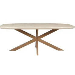 StarFurn Eettafel Madison Zand 160cm Deens Ovaal