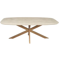 StarFurn Eettafel Madison Zand 160cm Deens Ovaal