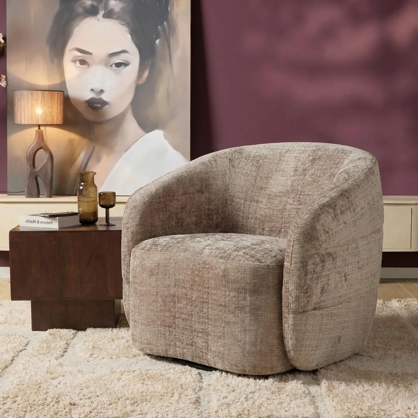 Starfurn Fauteuil Yara Clay
