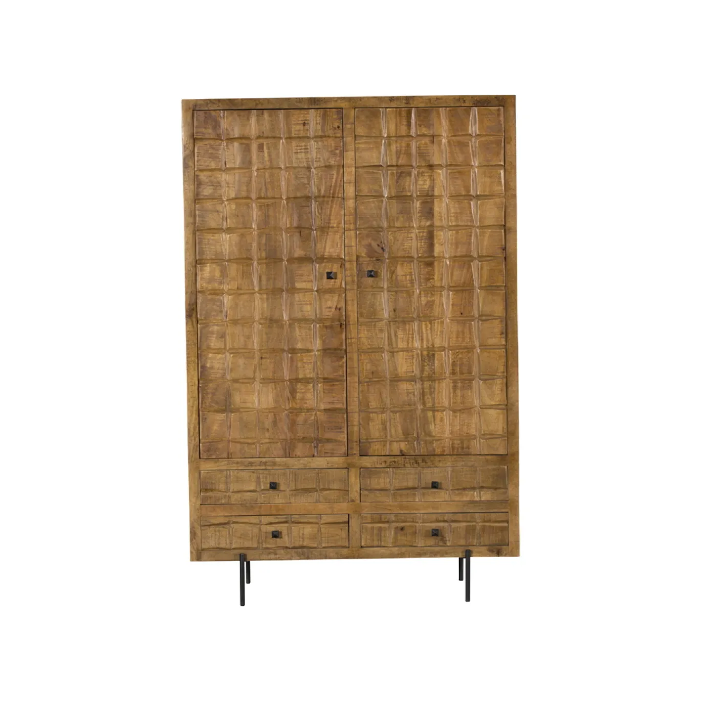 StarFurn Kabinetkast Brandy Naturel 2 Deuren 4 Lades