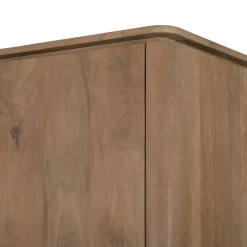 StarFurn Kabinetkast Dallas Naturel Mangohout 200x55cm