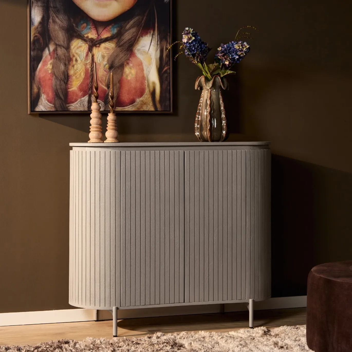 StarFurn Kabinet kast Solana 115cm Taupe