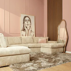 Starfurn Mysofa Teddy U-bank Tilia Beige