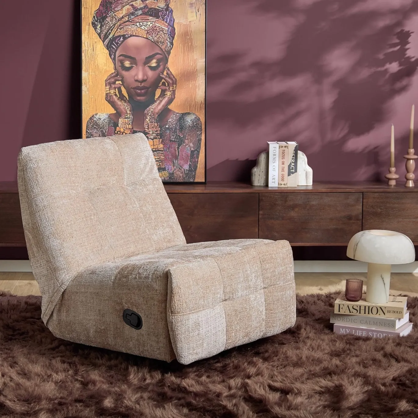 Starfurn Relaxfauteuil Chill Beige