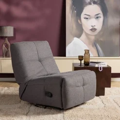 StarFurn Relaxfauteuil Lazy Donkergrijs