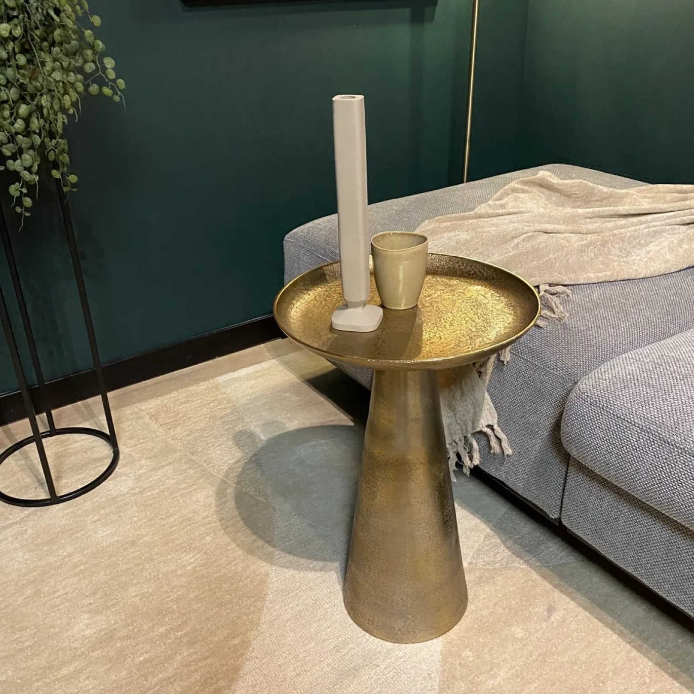 StarFurn Salontafel Daisy Goud 40cm