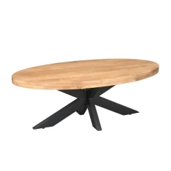 Starfurn Salontafel Dakota Naturel 130cm Ovaal