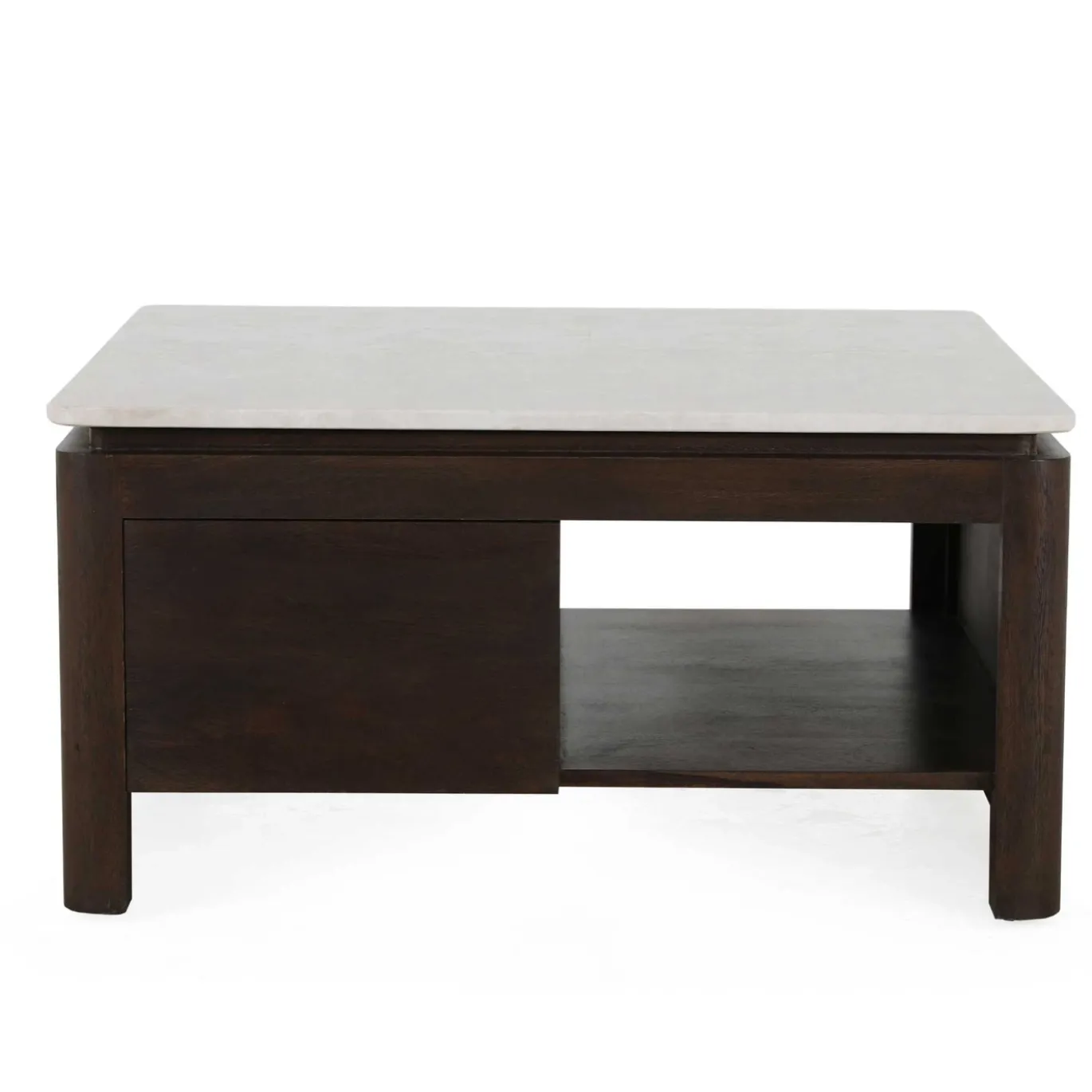 StarFurn Salontafel Dallas Bruin Mangohout 80cm