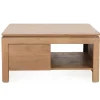 StarFurn Salontafel Dallas Naturel Mangohout 80cm