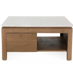 StarFurn Salontafel Dallas Naturel Mangohout 80cm