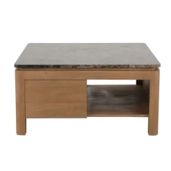 StarFurn Salontafel Dallas Naturel Mangohout 80cm
