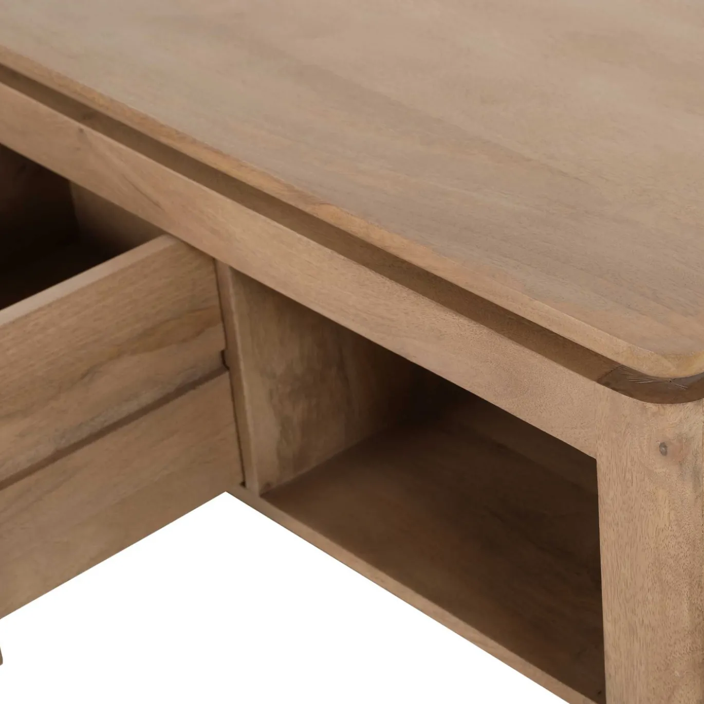 StarFurn Salontafel Dallas Naturel Mangohout 80cm
