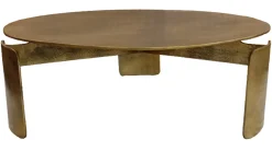 StarFurn Salontafel Darwin Goud Ø90cm