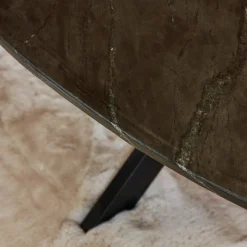 StarFurn Salontafel Faye Ovaal Zwart Marmer
