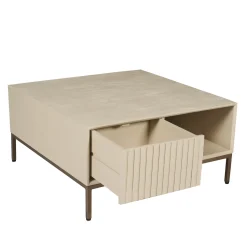 StarFurn Salontafel Madison Zand 80cm Vierkant