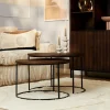StarFurn Salontafel Madison Bruin 70cm set van 2