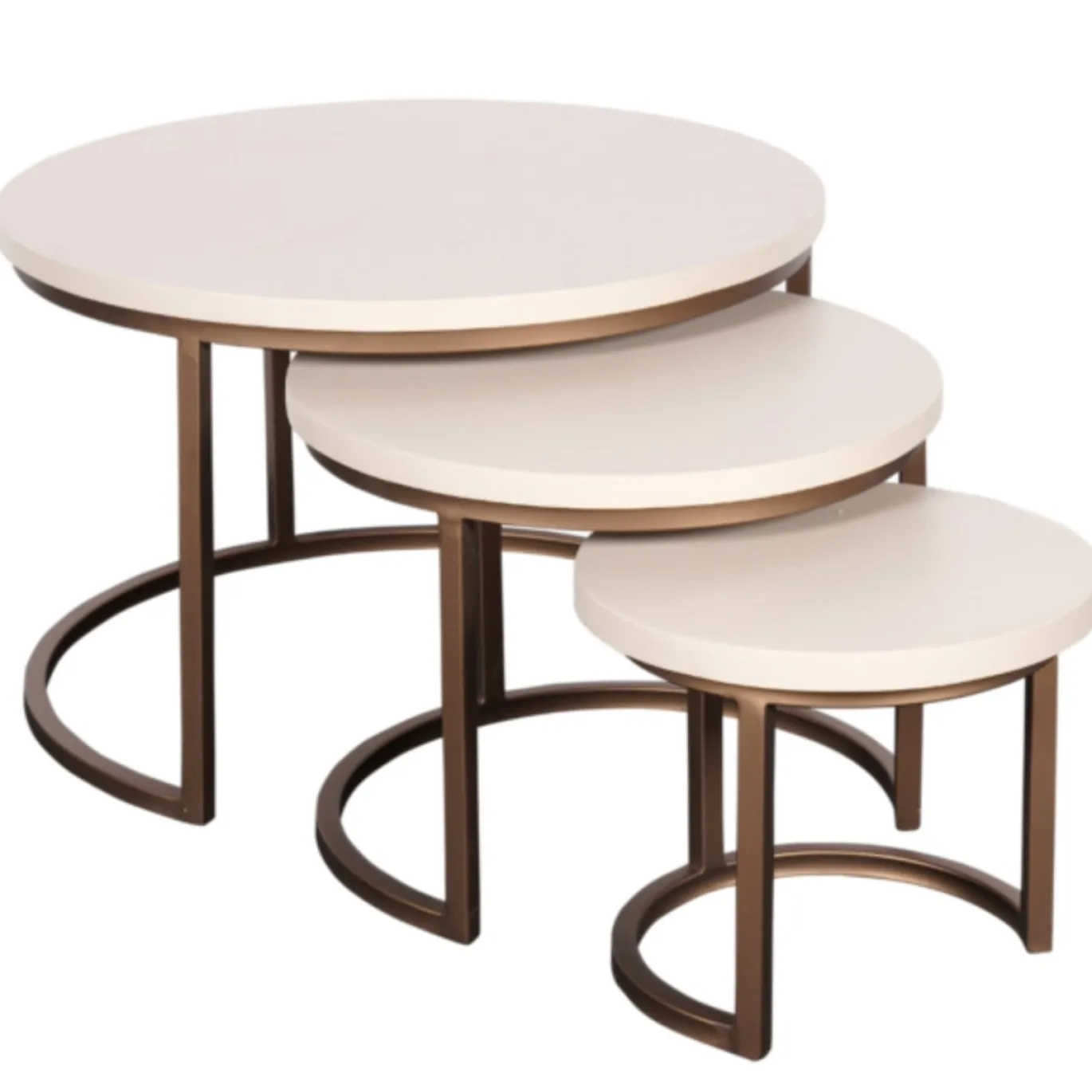 StarFurn Salontafel Madison Zand 70cm set van 3