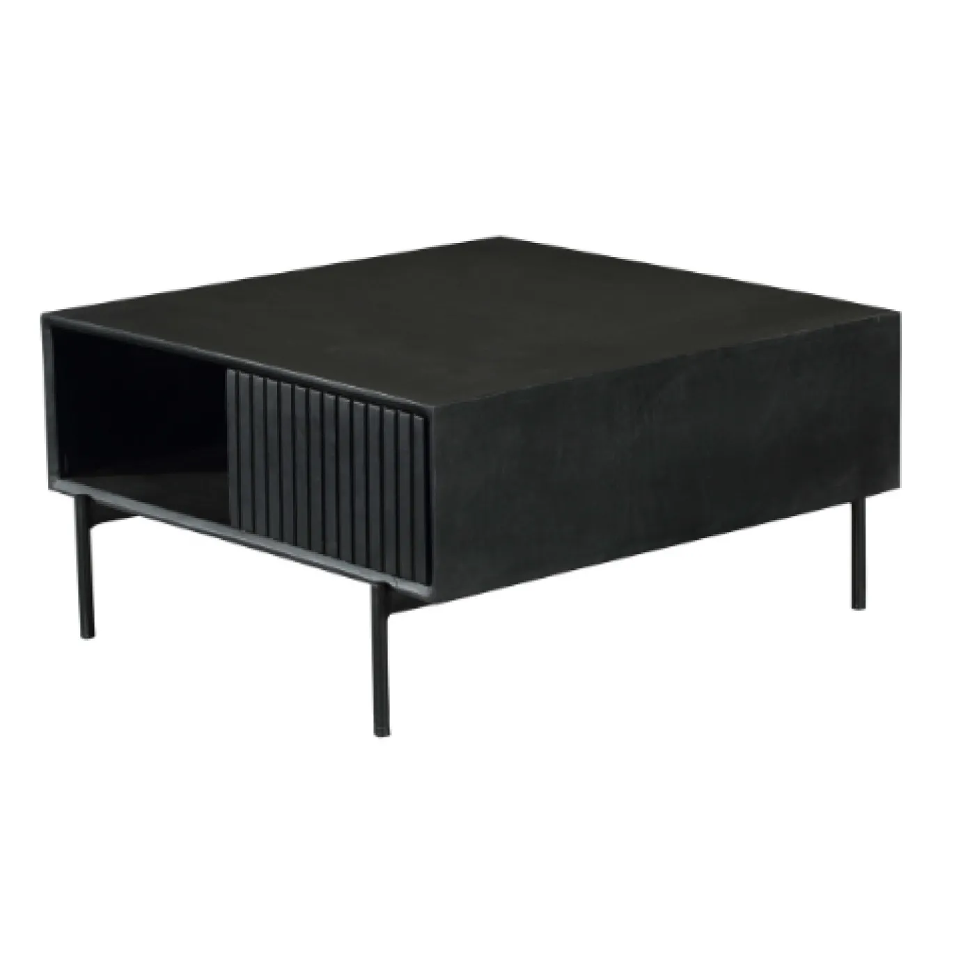 StarFurn Salontafel Madison Zwart 80x80cm