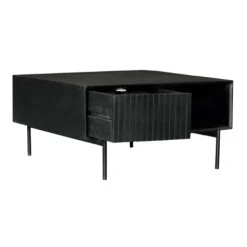 StarFurn Salontafel Madison Zwart 80x80cm