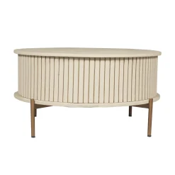 StarFurn Salontafel Madison Zand Ø80cm