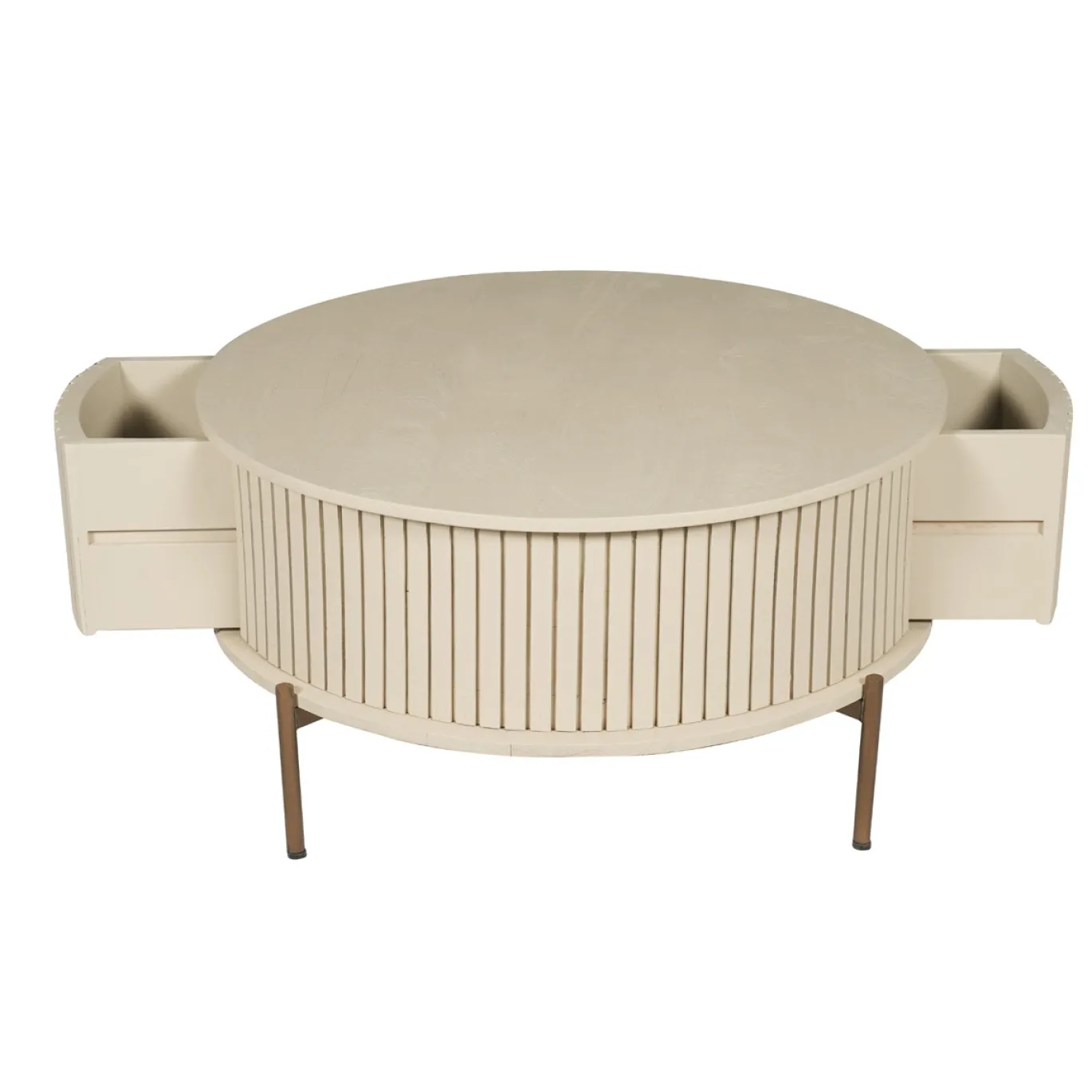StarFurn Salontafel Madison Zand Ø80cm