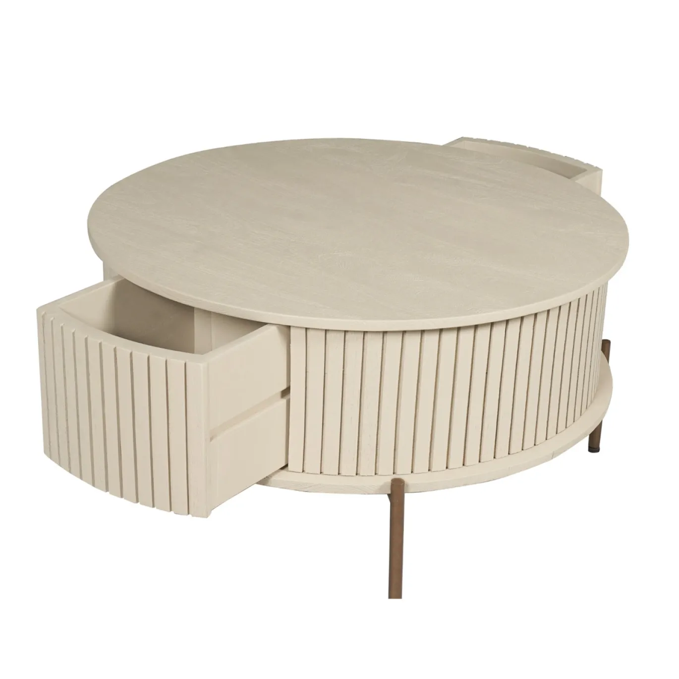 StarFurn Salontafel Madison Zand Ø80cm