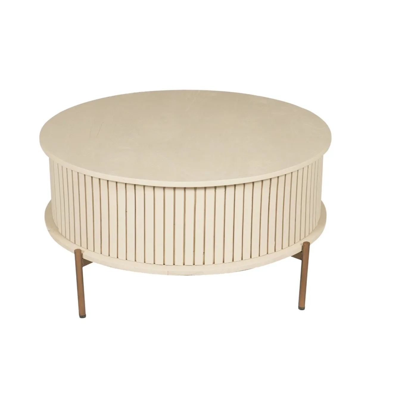 StarFurn Salontafel Madison Zand Ø80cm