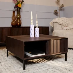 StarFurn Salontafel Madison Bruin 80cm Vierkant