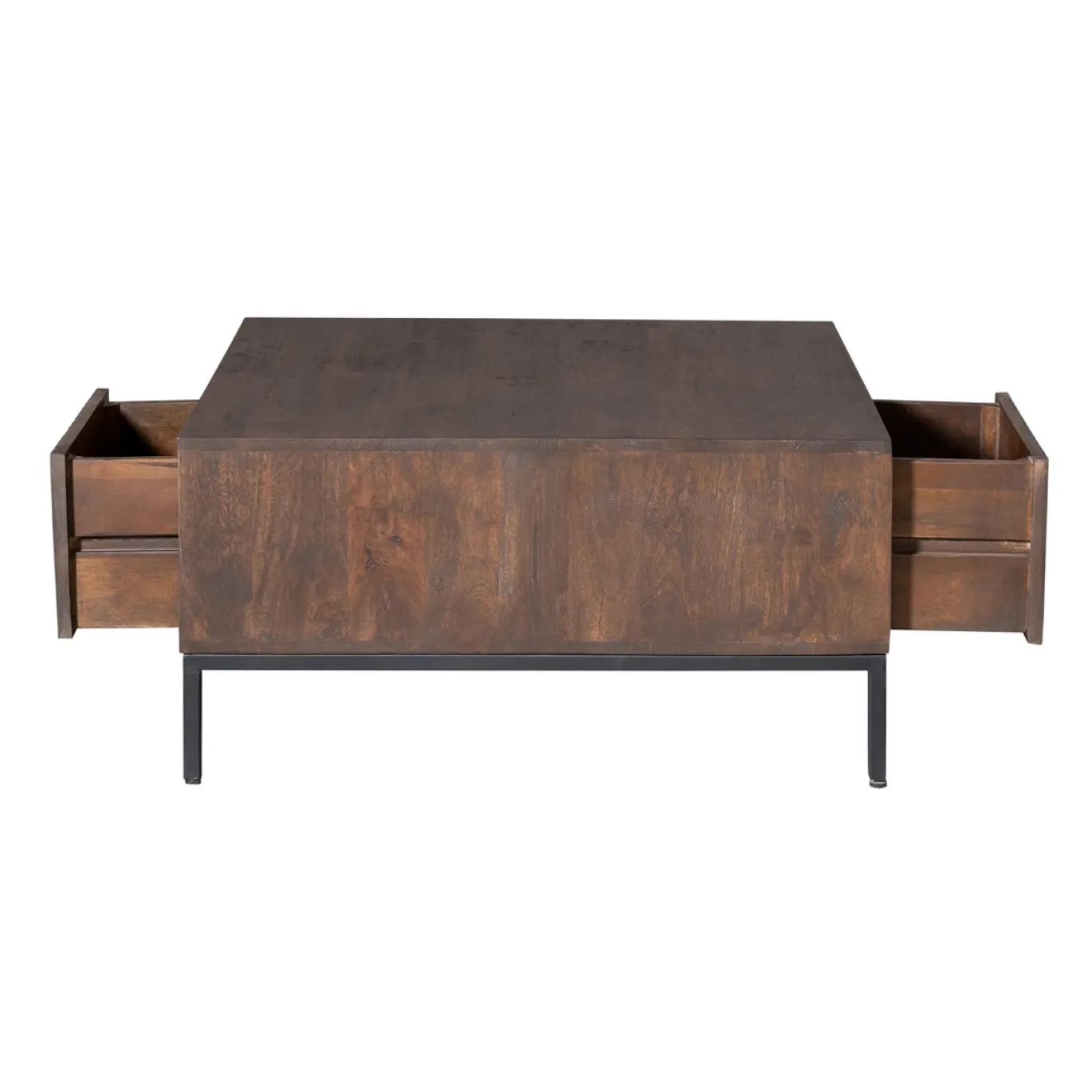 StarFurn Salontafel Madison Bruin 80cm Vierkant
