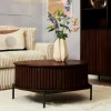 StarFurn Salontafel Madison Bruin 80cm Rond