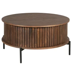 StarFurn Salontafel Madison Bruin 80cm Rond