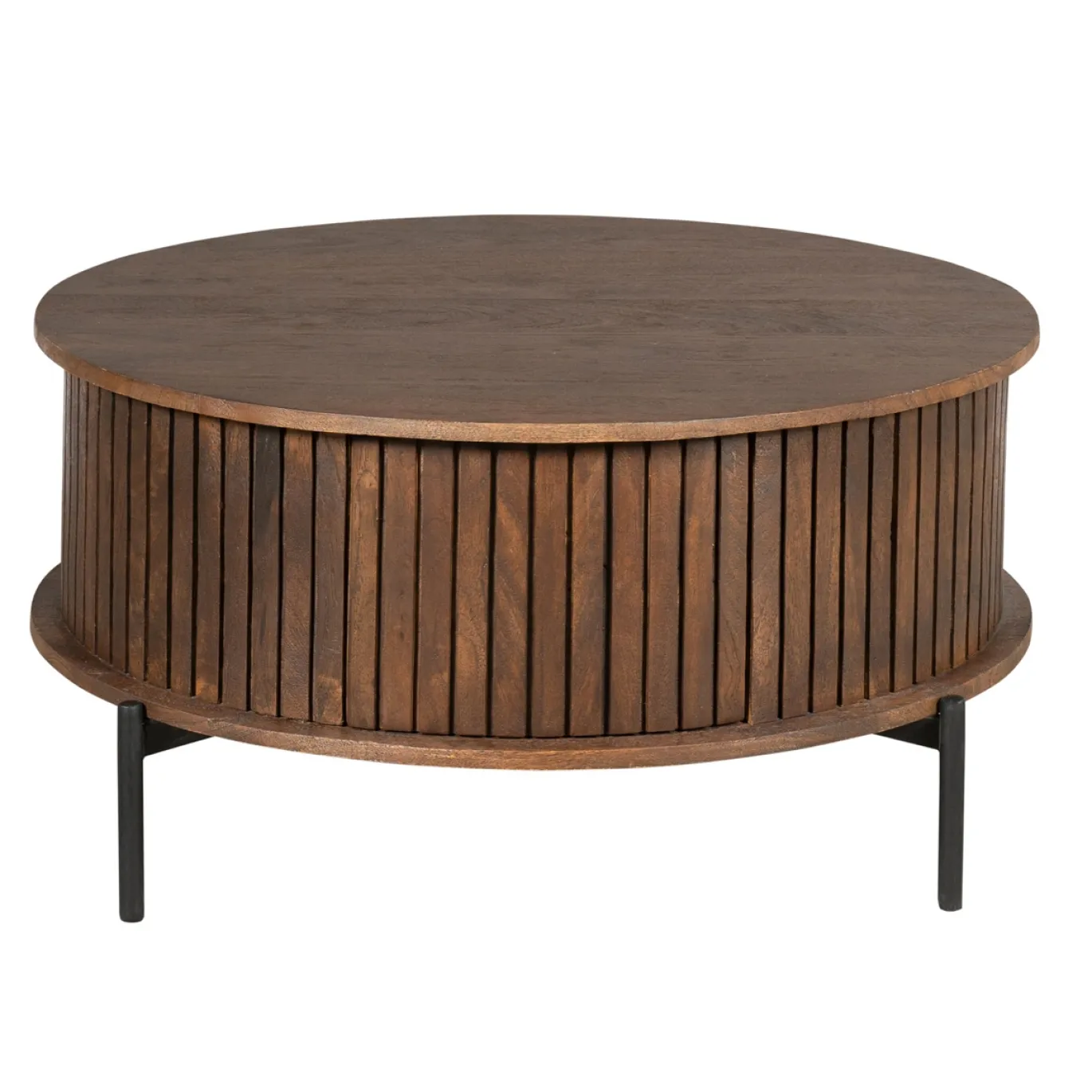 StarFurn Salontafel Madison Bruin 80cm Rond