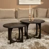 StarFurn Salontafel Milou Zwart Ø60cm
