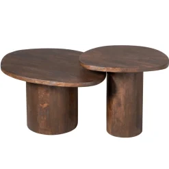 Starfurn Salontafel Mirre Bruin Set van 2