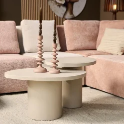 Starfurn Salontafel Mirre Zand Set van 2