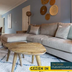 StarFurn Salontafel Omaha Mangohout Set van 2