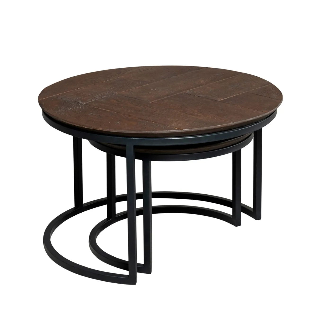 Starfurn Salontafel Otik Bruin Oak 70cm Set van 2