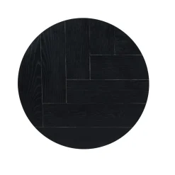 StarFurn Salontafel Otik Zwart Eiken 70cm set van 2