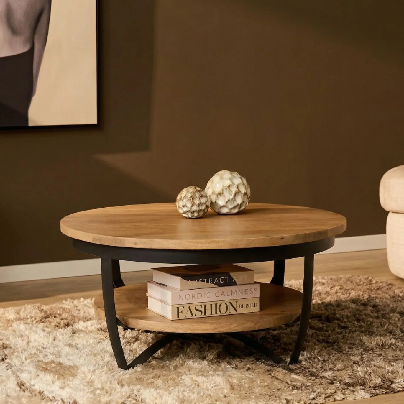 Starfurn Salontafel Paras 70cm Naturel Mangohout