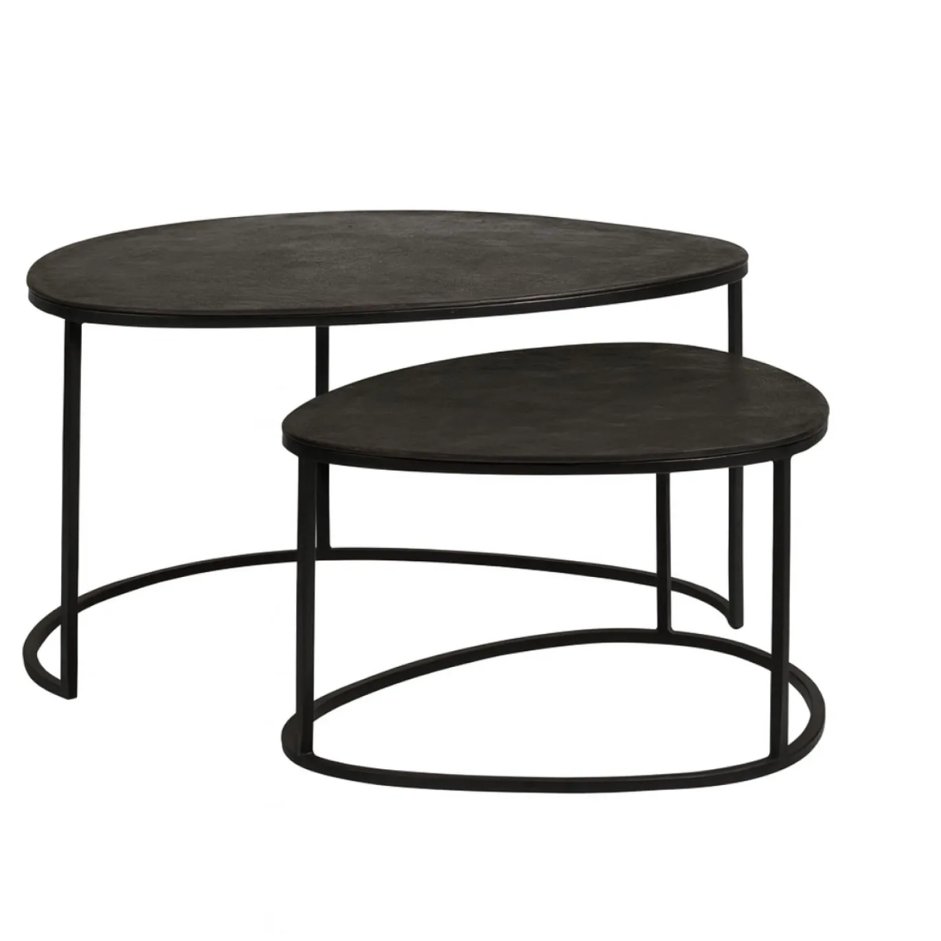 StarFurn Salontafel Set van 2 Lana Aluminium