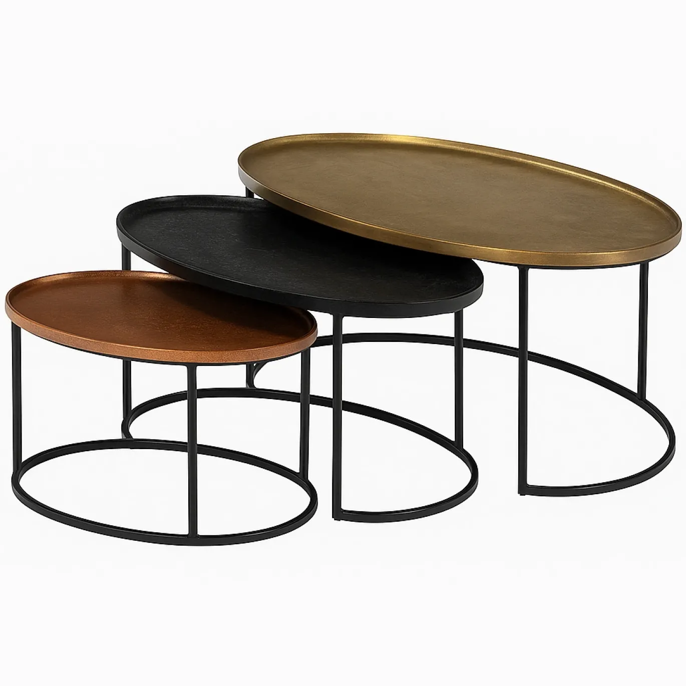 StarFurn Salontafel Set van 3 Raley Rond