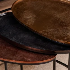 StarFurn Salontafel Set van 3 Raley Rond