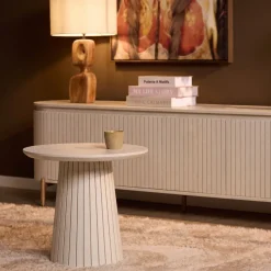 StarFurn Salontafel Solana Zand Mangohout 50cm