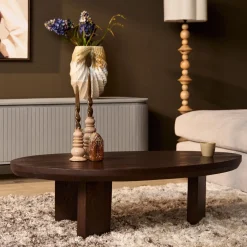 StarFurn Salontafel Zillah 130cm Eiken Bruin