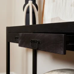 StarFurn Sidetable Boaz Zwart 120cm