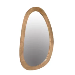 StarFurn Spiegel Lou Organisch Naturel Mangohout 70cm